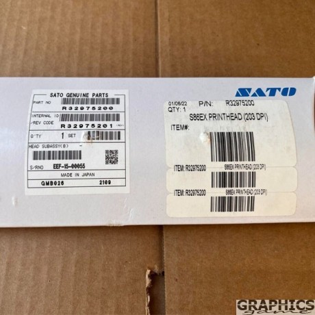 Sato S86-EX Thermal Printhead R32975200 (203dpi)