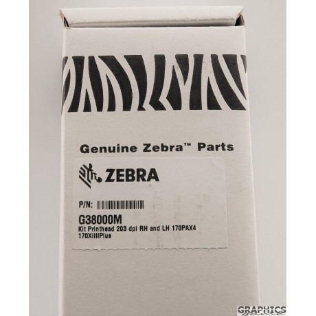 Zebra 170Xi3/170PAX4 203 dpi Printhead G38000M