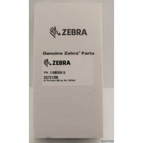 Genuine Zebra 110PAX4 Thermal Printhead 300dpi (RH) G57212M