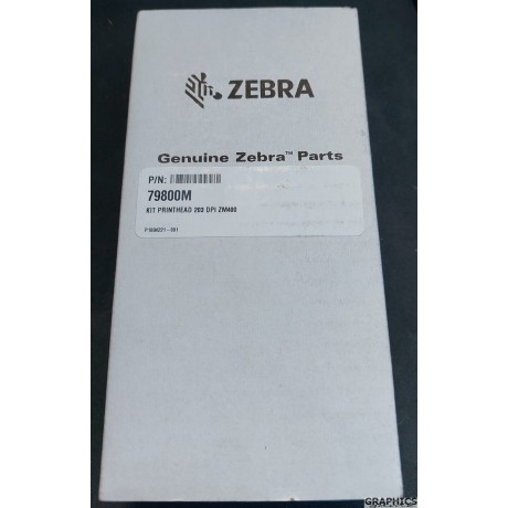 Genuine Zebra ZM400 Thermal Printhead 203dpi 79800M