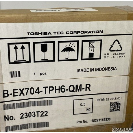 Genuine Toshiba B-EX4T2 Printhead 600dpi B-EX704-TPH6-QM-R